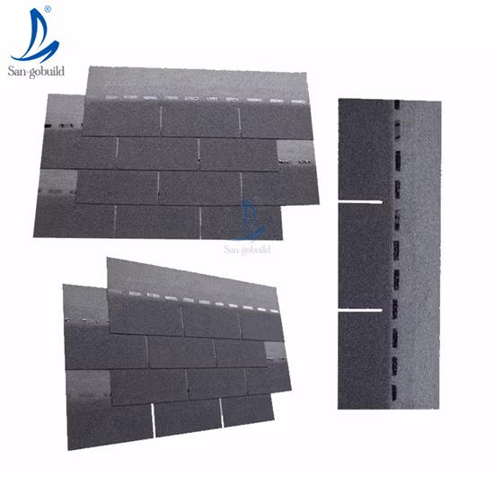 Günstiger Preis Dachmaterial Asphaltschindeln Indonesien, 3 Laschen Asphaltdachschindeln Malaysia
