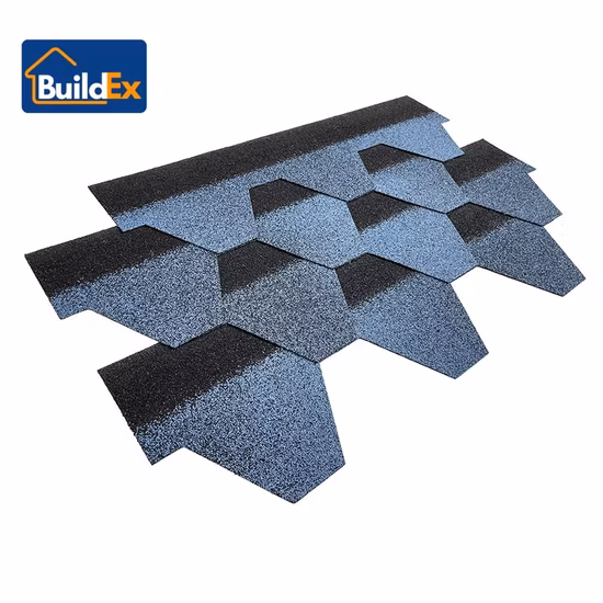 Foshan Factory China 3 Tab Steel Blue Asphaltschindeln